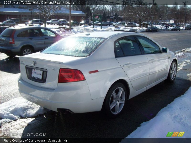 White Diamond Pearl / Quartz 2005 Acura TL 3.2