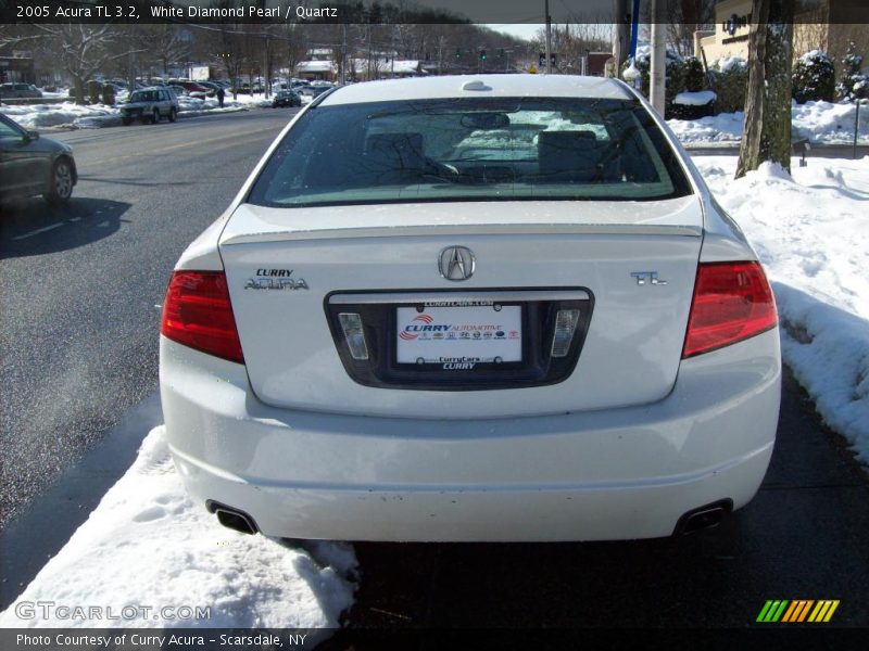 White Diamond Pearl / Quartz 2005 Acura TL 3.2