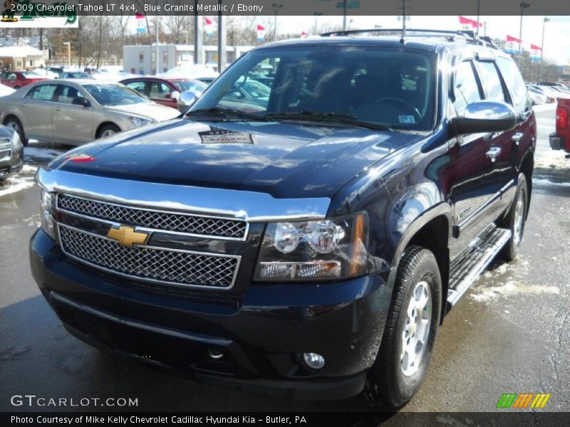 Blue Granite Metallic / Ebony 2009 Chevrolet Tahoe LT 4x4