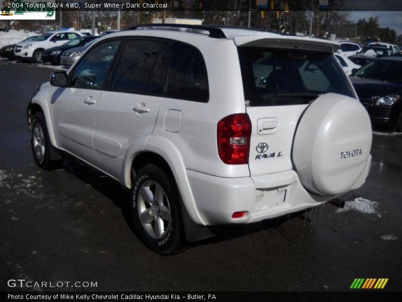Super White / Dark Charcoal 2004 Toyota RAV4 4WD