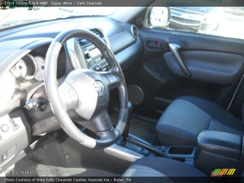 Super White / Dark Charcoal 2004 Toyota RAV4 4WD