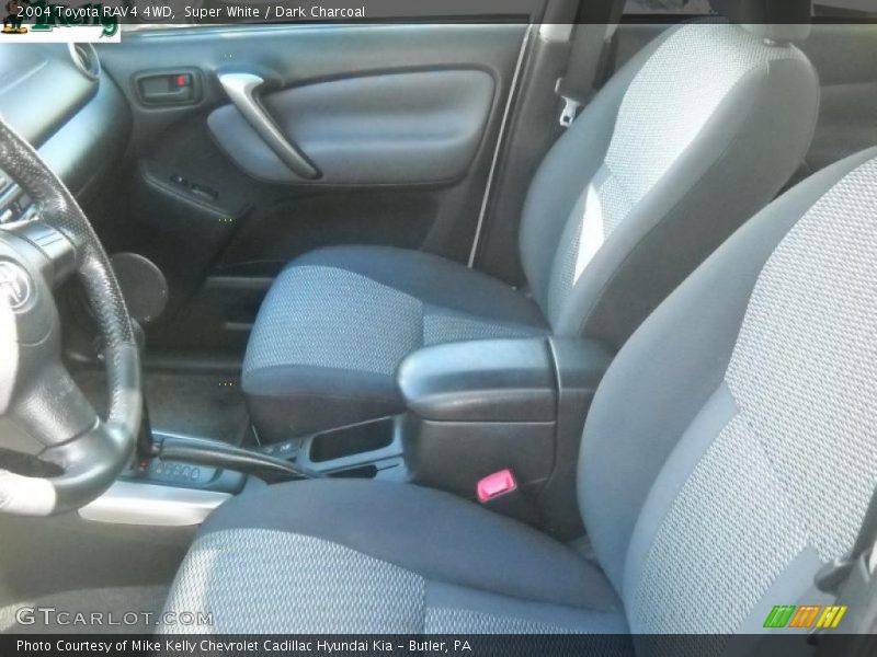 Super White / Dark Charcoal 2004 Toyota RAV4 4WD