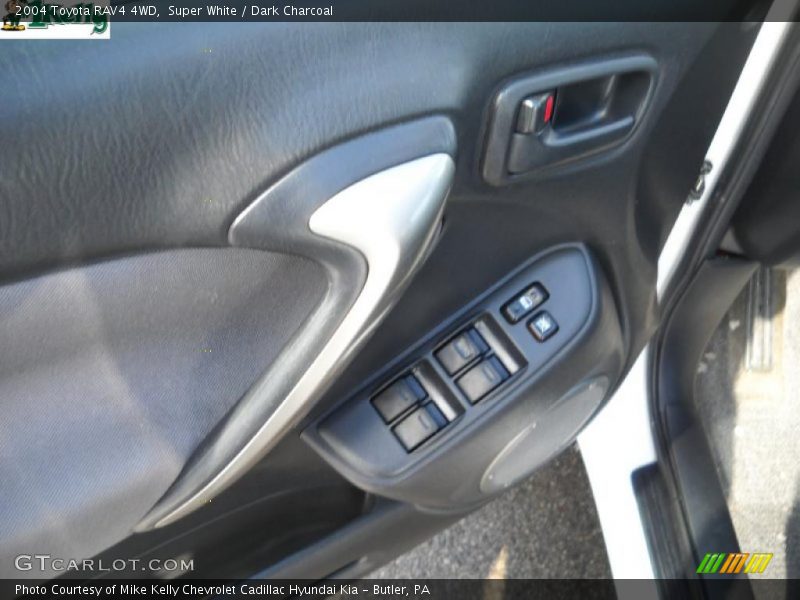 Super White / Dark Charcoal 2004 Toyota RAV4 4WD