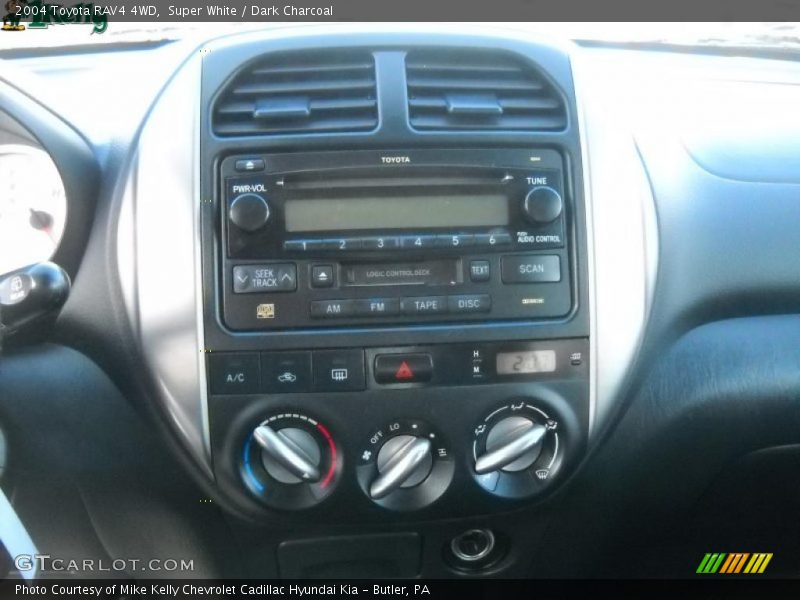 Super White / Dark Charcoal 2004 Toyota RAV4 4WD
