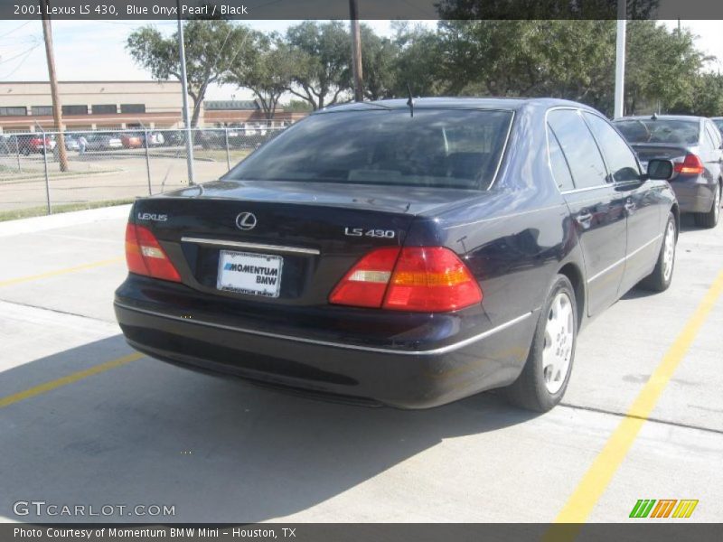 Blue Onyx Pearl / Black 2001 Lexus LS 430
