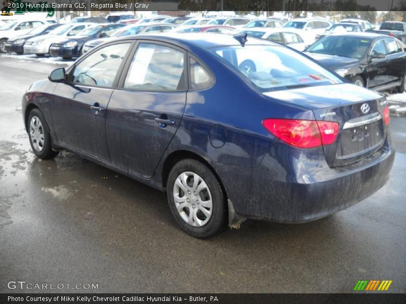 Regatta Blue / Gray 2010 Hyundai Elantra GLS