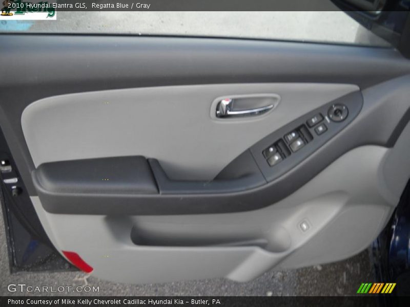 Regatta Blue / Gray 2010 Hyundai Elantra GLS