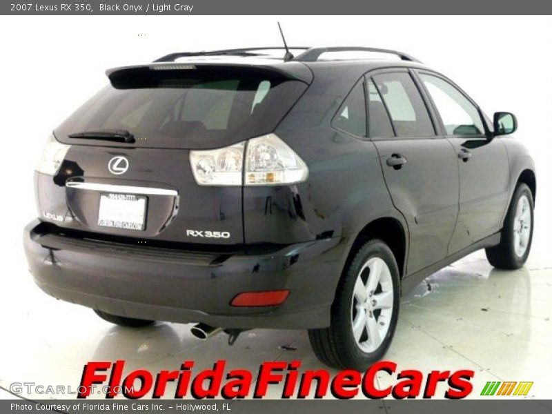 Black Onyx / Light Gray 2007 Lexus RX 350