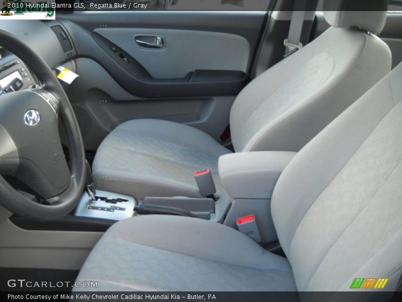 Regatta Blue / Gray 2010 Hyundai Elantra GLS