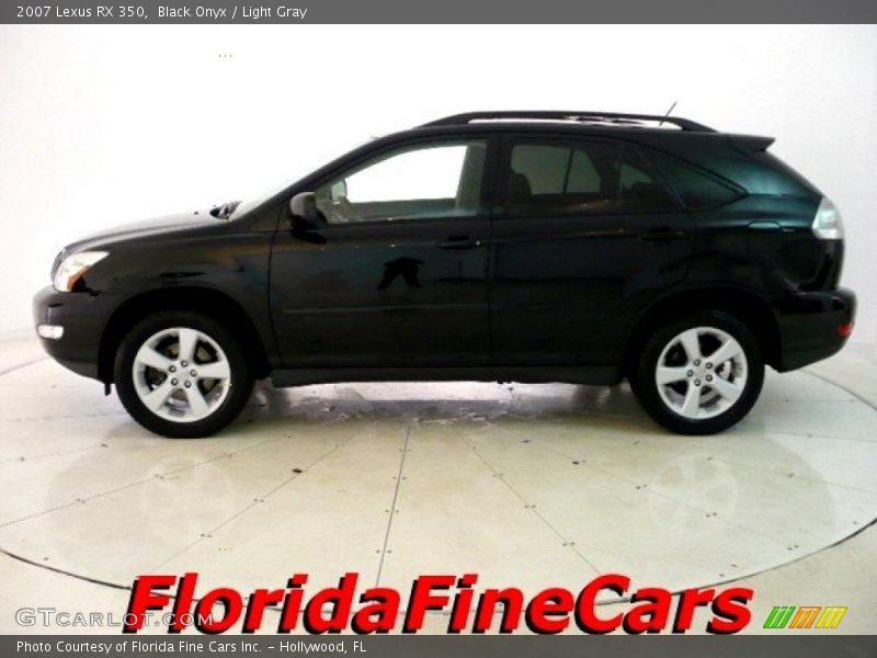 Black Onyx / Light Gray 2007 Lexus RX 350