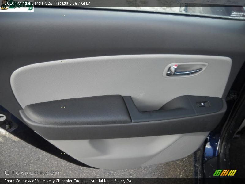 Regatta Blue / Gray 2010 Hyundai Elantra GLS