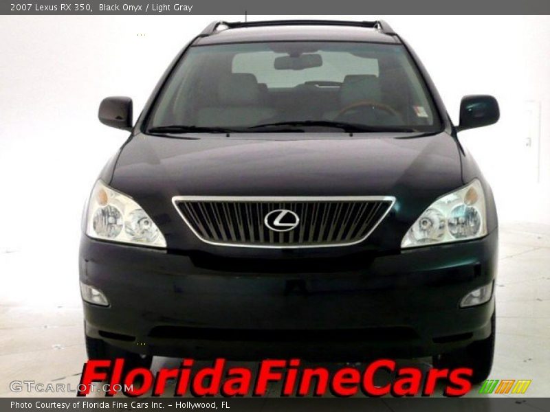 Black Onyx / Light Gray 2007 Lexus RX 350
