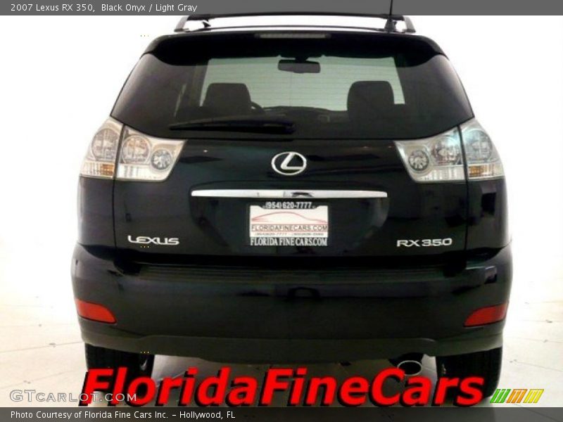 Black Onyx / Light Gray 2007 Lexus RX 350