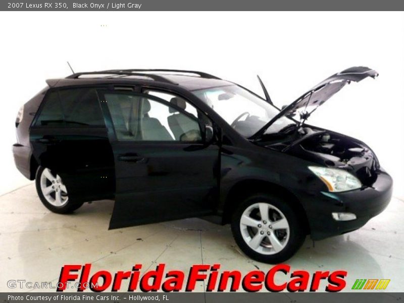 Black Onyx / Light Gray 2007 Lexus RX 350