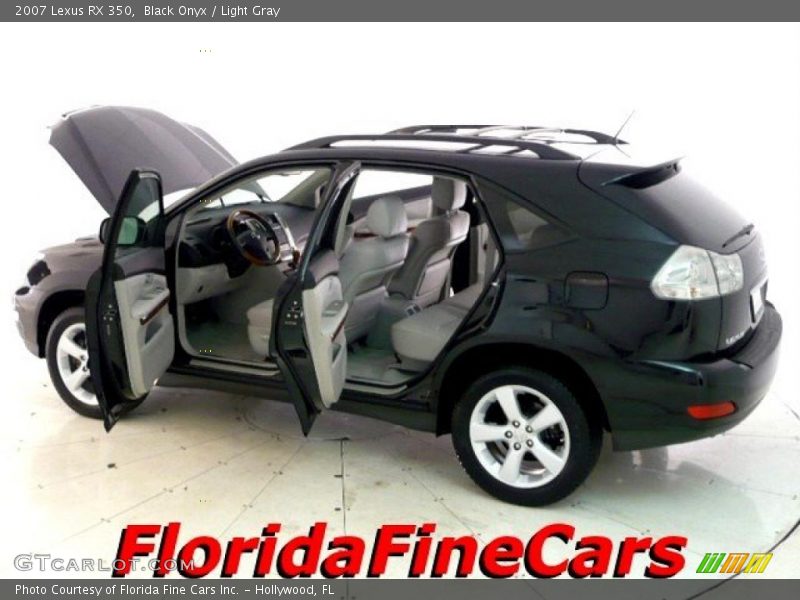 Black Onyx / Light Gray 2007 Lexus RX 350