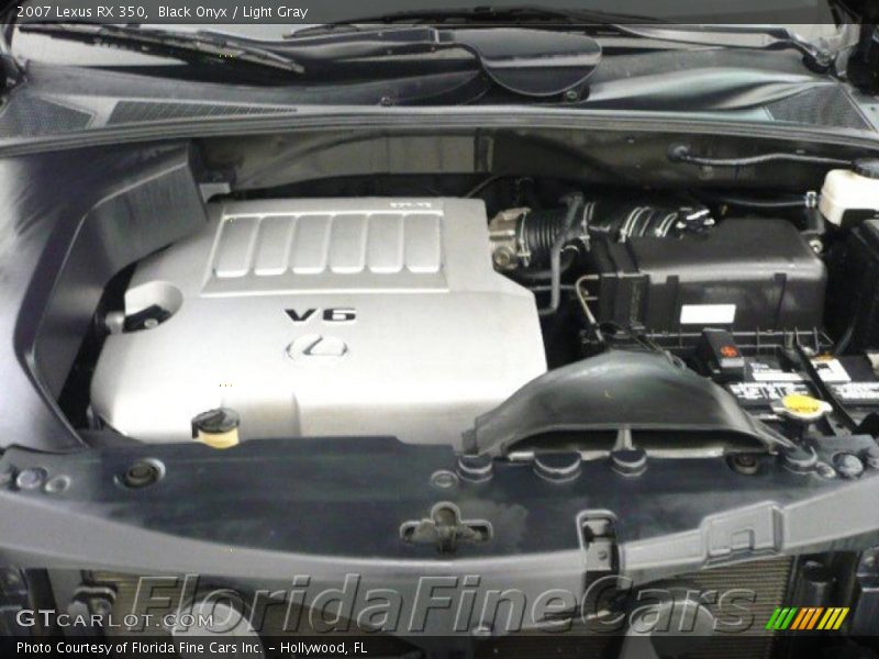 Black Onyx / Light Gray 2007 Lexus RX 350