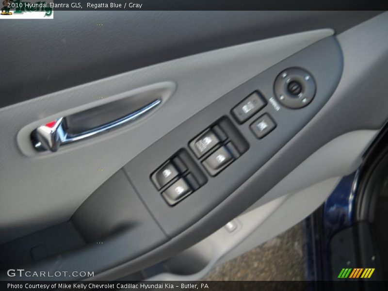 Regatta Blue / Gray 2010 Hyundai Elantra GLS