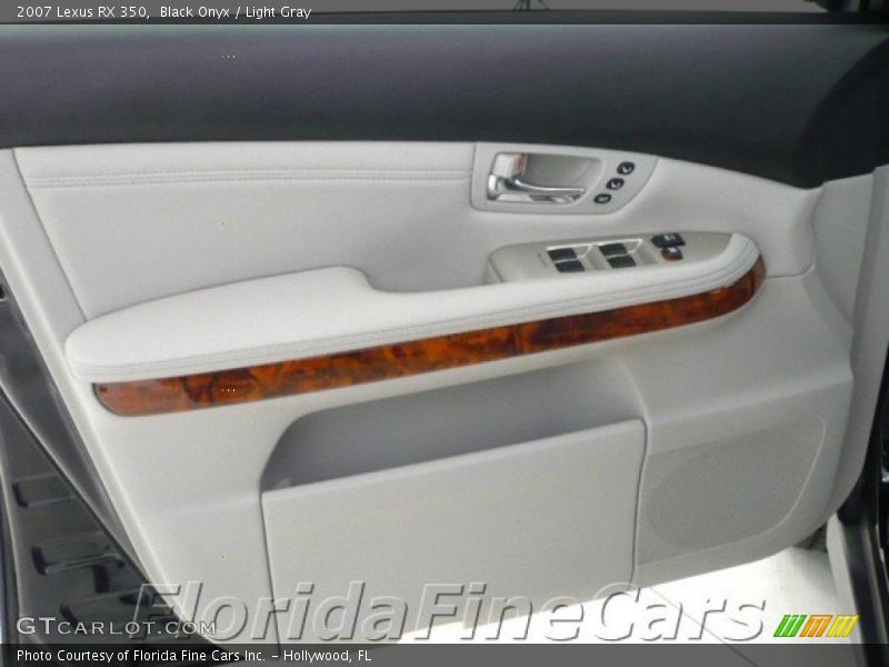 Black Onyx / Light Gray 2007 Lexus RX 350