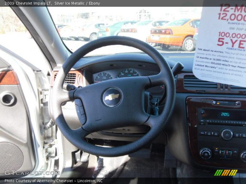 Silver Ice Metallic / Ebony 2009 Chevrolet Impala LT