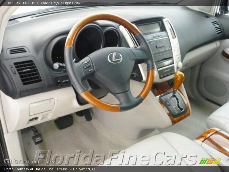 Black Onyx / Light Gray 2007 Lexus RX 350