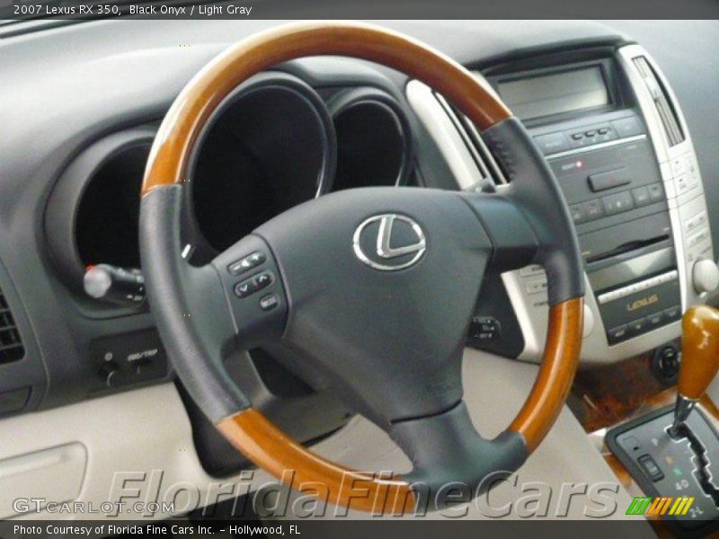 Black Onyx / Light Gray 2007 Lexus RX 350
