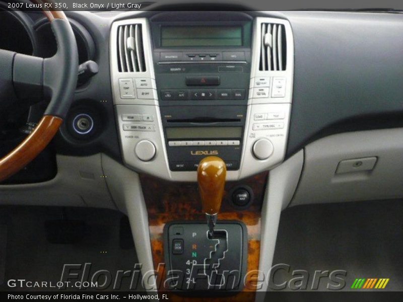 Black Onyx / Light Gray 2007 Lexus RX 350
