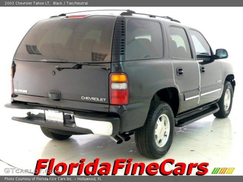 Black / Tan/Neutral 2003 Chevrolet Tahoe LT