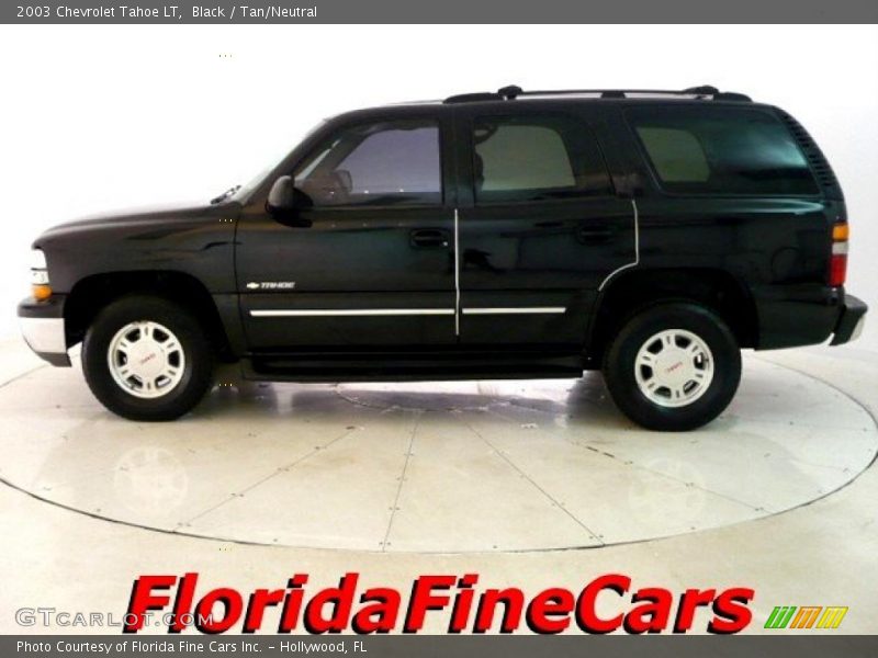 Black / Tan/Neutral 2003 Chevrolet Tahoe LT