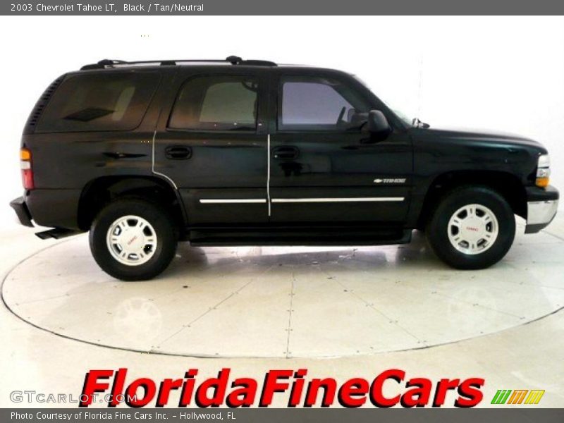 Black / Tan/Neutral 2003 Chevrolet Tahoe LT