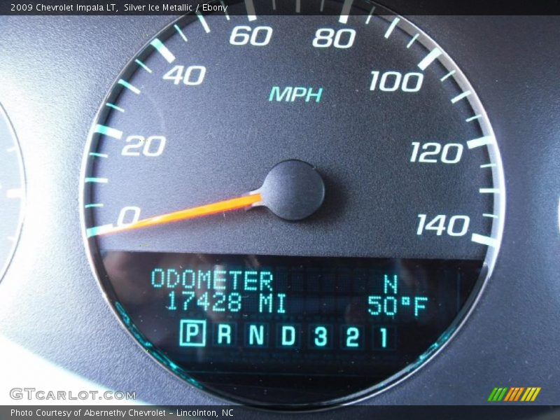 Silver Ice Metallic / Ebony 2009 Chevrolet Impala LT