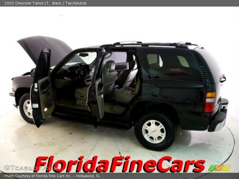 Black / Tan/Neutral 2003 Chevrolet Tahoe LT
