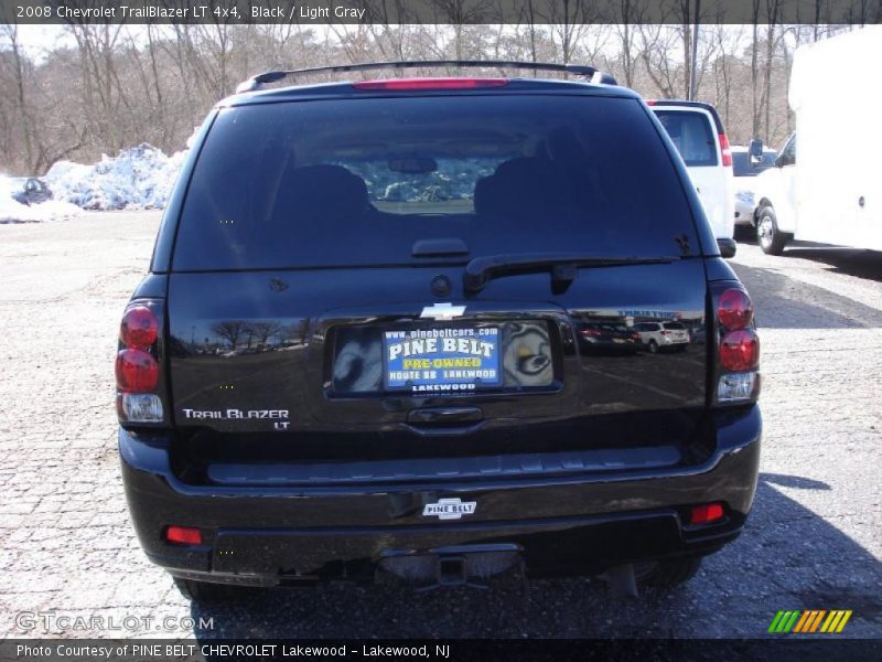 Black / Light Gray 2008 Chevrolet TrailBlazer LT 4x4