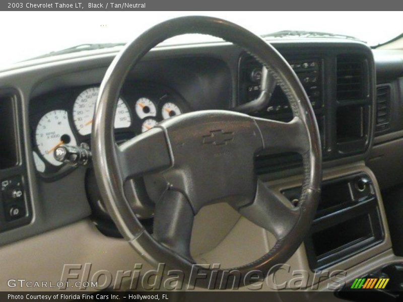 Black / Tan/Neutral 2003 Chevrolet Tahoe LT