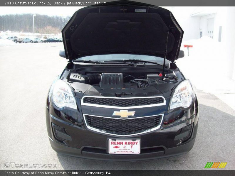 Black / Jet Black/Light Titanium 2010 Chevrolet Equinox LS
