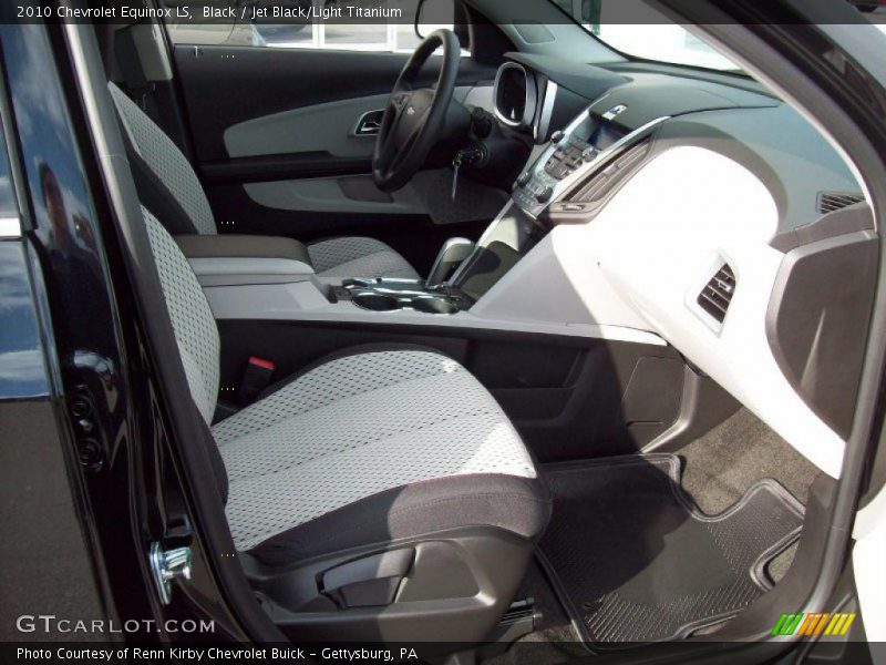 Black / Jet Black/Light Titanium 2010 Chevrolet Equinox LS