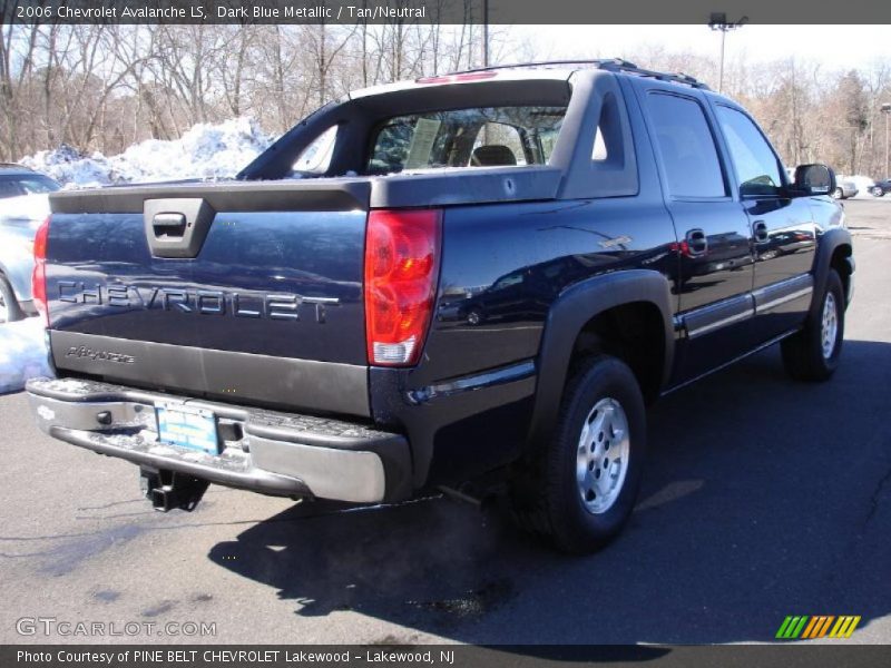 Dark Blue Metallic / Tan/Neutral 2006 Chevrolet Avalanche LS
