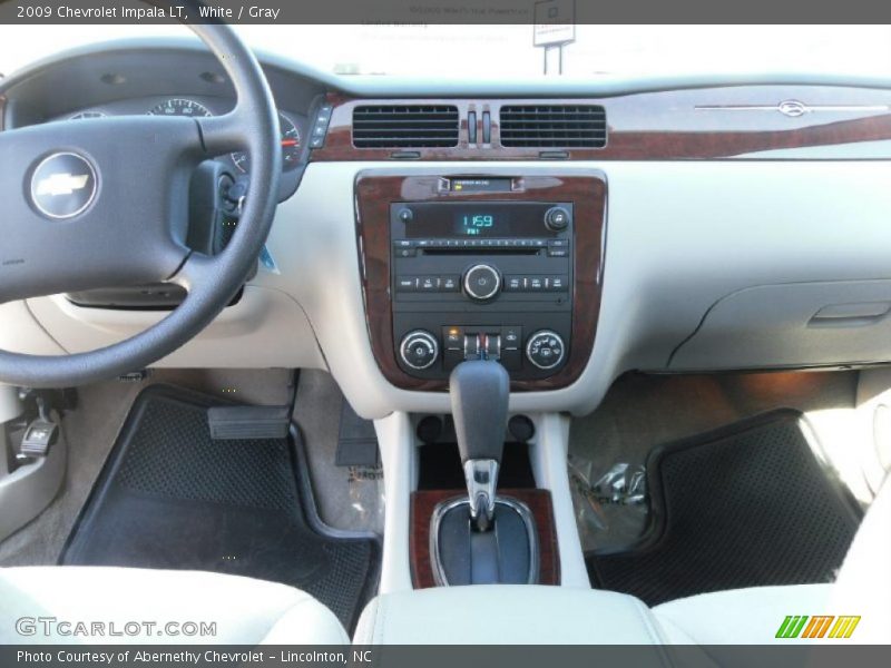 White / Gray 2009 Chevrolet Impala LT
