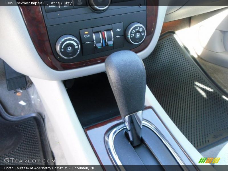 White / Gray 2009 Chevrolet Impala LT