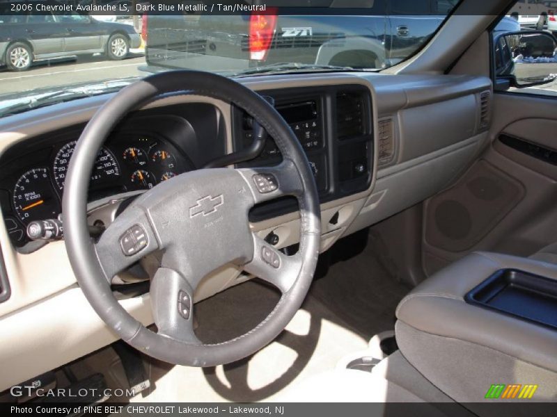 Dark Blue Metallic / Tan/Neutral 2006 Chevrolet Avalanche LS