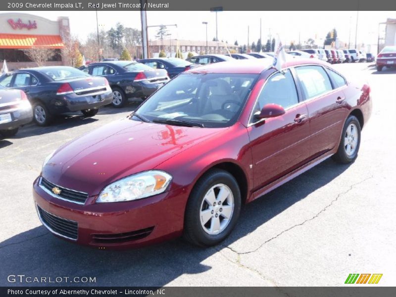 Red Jewel Tintcoat / Neutral 2009 Chevrolet Impala LT