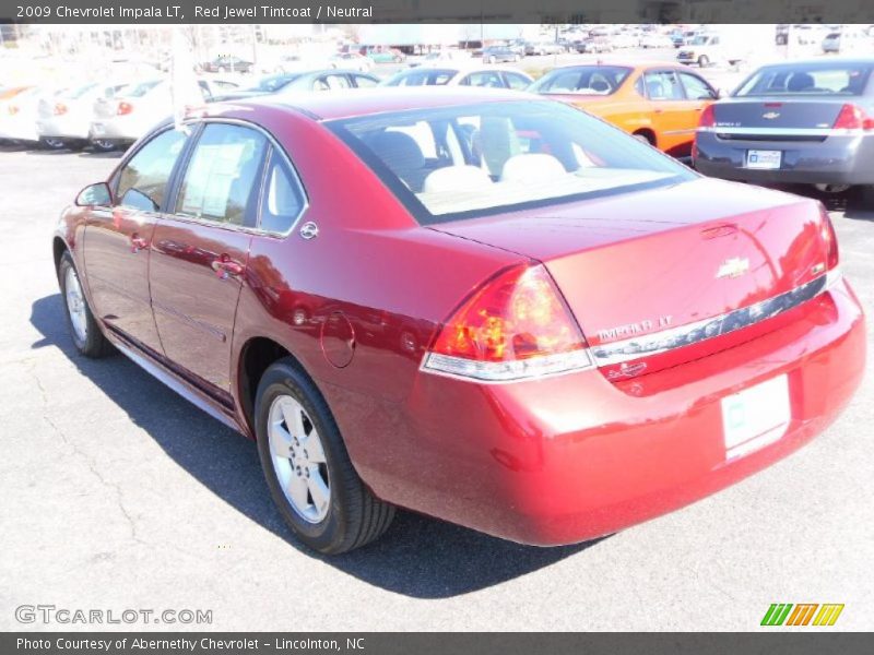 Red Jewel Tintcoat / Neutral 2009 Chevrolet Impala LT
