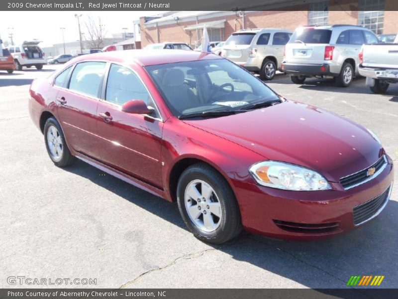 Red Jewel Tintcoat / Neutral 2009 Chevrolet Impala LT