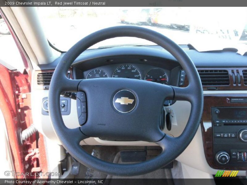 Red Jewel Tintcoat / Neutral 2009 Chevrolet Impala LT
