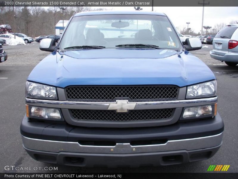 Arrival Blue Metallic / Dark Charcoal 2003 Chevrolet Silverado 1500 Extended Cab