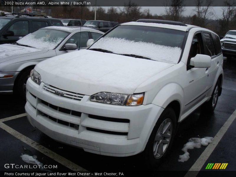 Alpine White / Black/Tan 2002 Isuzu Axiom AWD