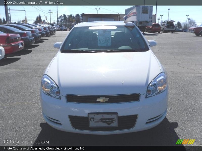 White / Gray 2009 Chevrolet Impala LT
