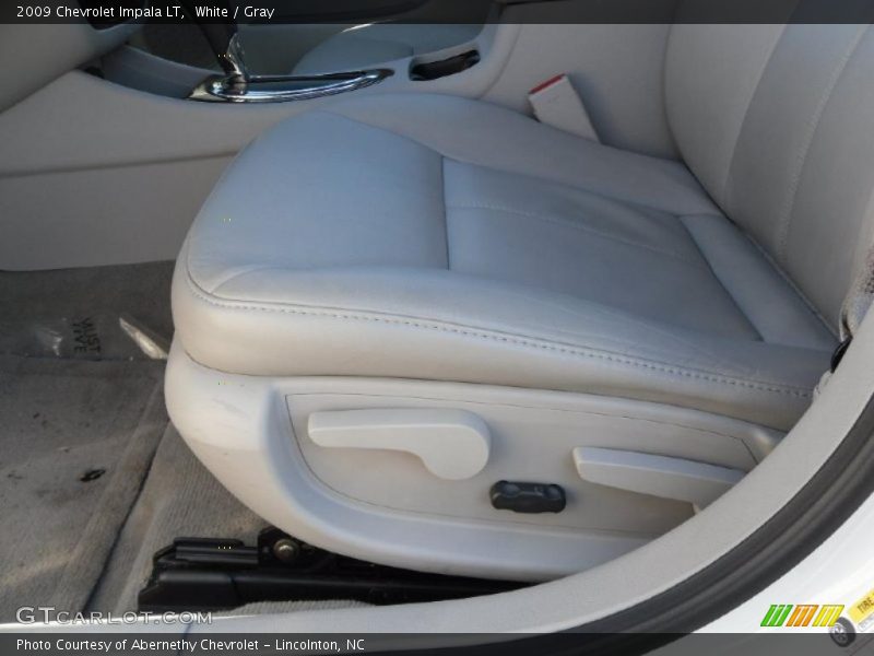 White / Gray 2009 Chevrolet Impala LT