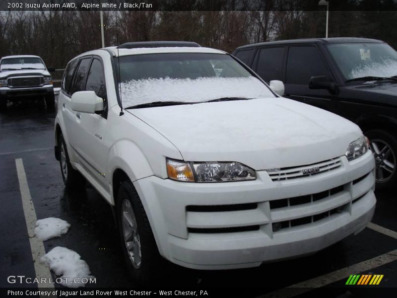 Alpine White / Black/Tan 2002 Isuzu Axiom AWD