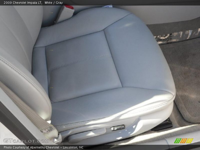White / Gray 2009 Chevrolet Impala LT