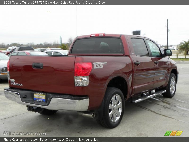 Salsa Red Pearl / Graphite Gray 2008 Toyota Tundra SR5 TSS Crew Max